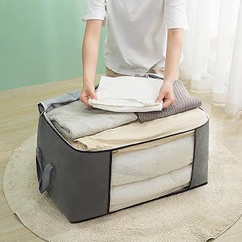 Organizador para frazadas y cubrecamas