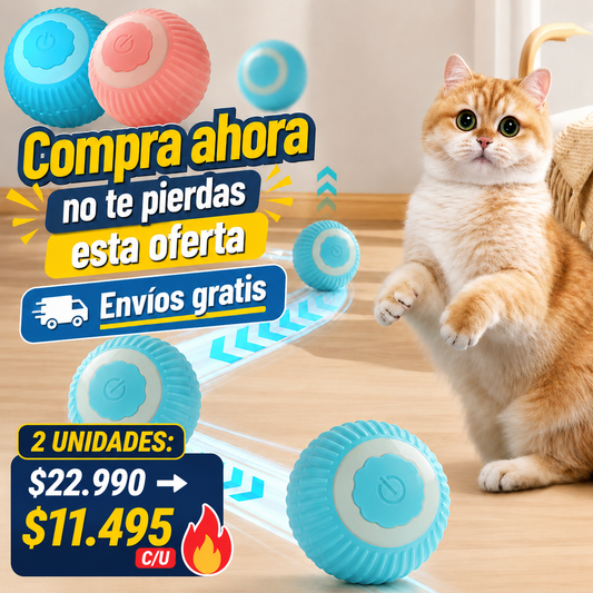 🐱 SmartBall® | La Pelota Inteligente que Mantiene a tu Gato Feliz y Activo